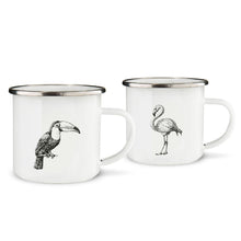 Load image into Gallery viewer, Tropical Birds Mugs Set