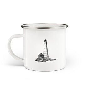 Lighthouse Enamel Mug