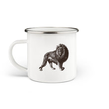 Load image into Gallery viewer, Lion Enamel Mug