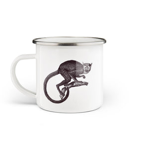 Monkey Enamel Mug