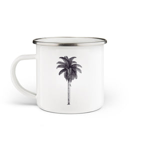 Palm Enamel Mug