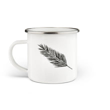 Load image into Gallery viewer, Palm Leaf Enamel Mug