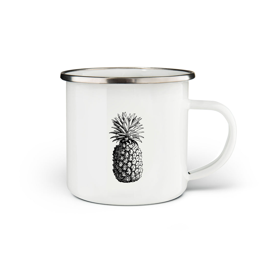 Pineapple Enamel Mug