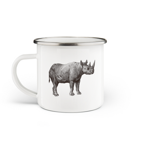 Rhino Enamel Mug