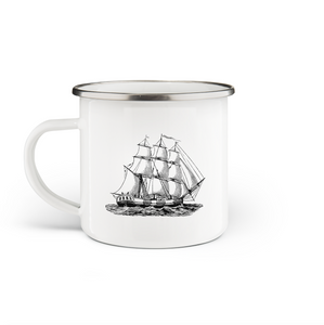 Sailing Ship Enamel Mug