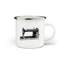 Load image into Gallery viewer, Sewing Machine Enamel Mug