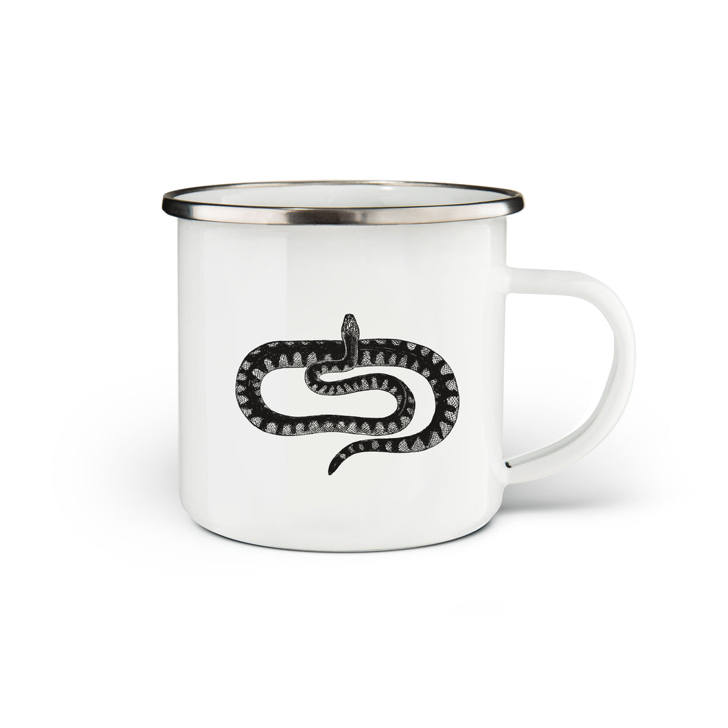 Snake Enamel Mug