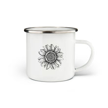 Load image into Gallery viewer, Sunflower Enamel Mug