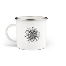 Load image into Gallery viewer, Sunflower Enamel Mug