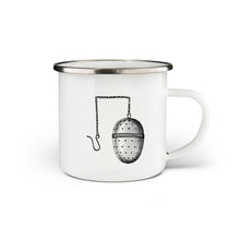 Load image into Gallery viewer, Tea Infuser Enamel Mug