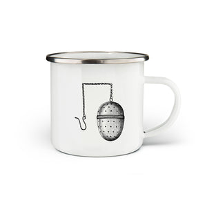 Tea Infuser Enamel Mug