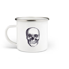 Load image into Gallery viewer, Skull Enamel Mug