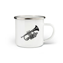 Load image into Gallery viewer, Trumpet Enamel Mug