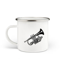 Load image into Gallery viewer, Trumpet Enamel Mug