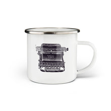 Load image into Gallery viewer, Typewriter Enamel Mug