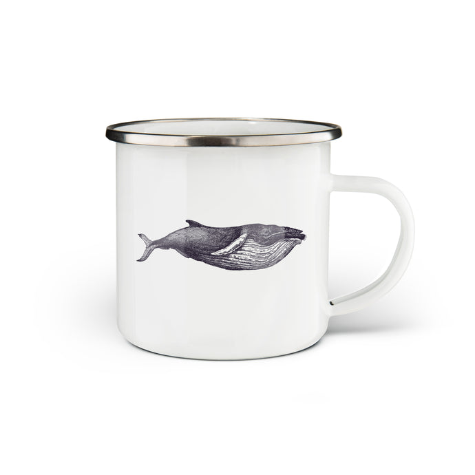 Whale Enamel Mug